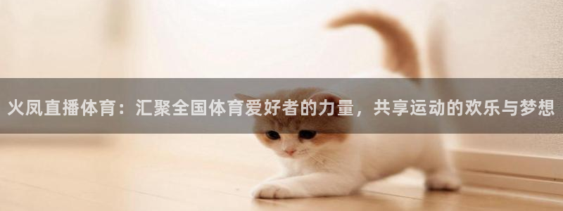 火凤直播体育：汇聚全国体育爱好者的力量，共享运动的欢乐与梦想