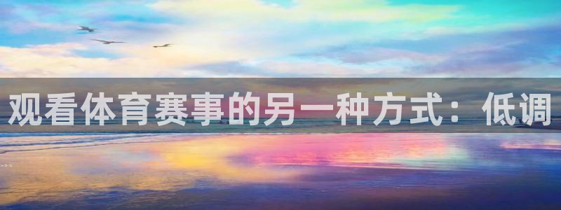观看体育赛事的另一种方式：低调