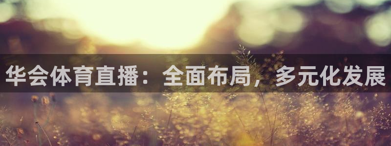 华会体育直播：全面布局，多元化发展
