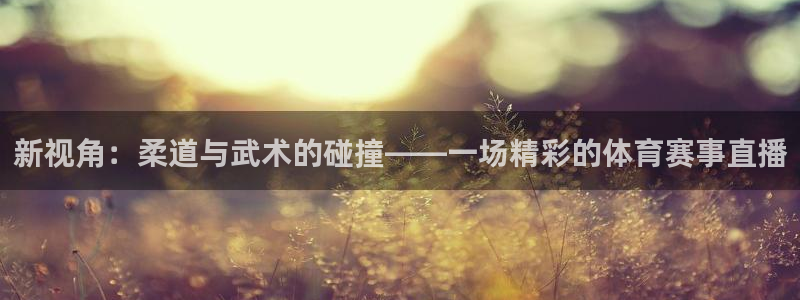 新视角：柔道与武术的碰撞——一场精彩的体育赛事直播