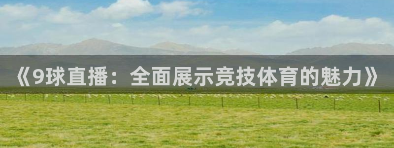 《9球直播：全面展示竞技体育的魅力》