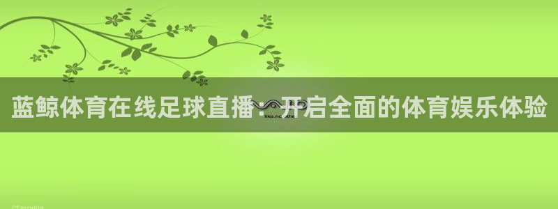 蓝鲸体育在线足球直播：开启全面的体育娱乐体验