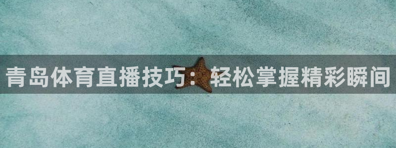 青岛体育直播技巧：轻松掌握精彩瞬间