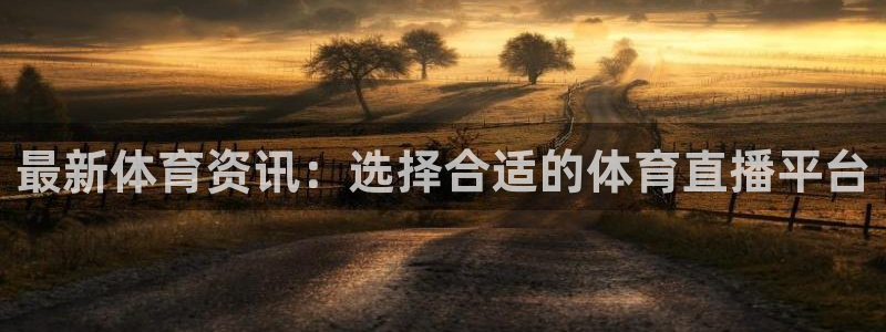 最新体育资讯：选择合适的体育直播平台